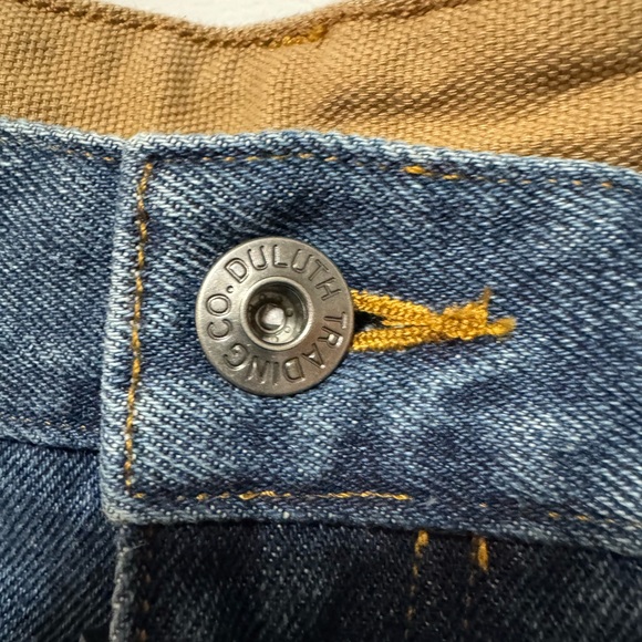 Duluth men’s jeans 36/32 preowned minimal wear flannel lined - Picture 2 of 9